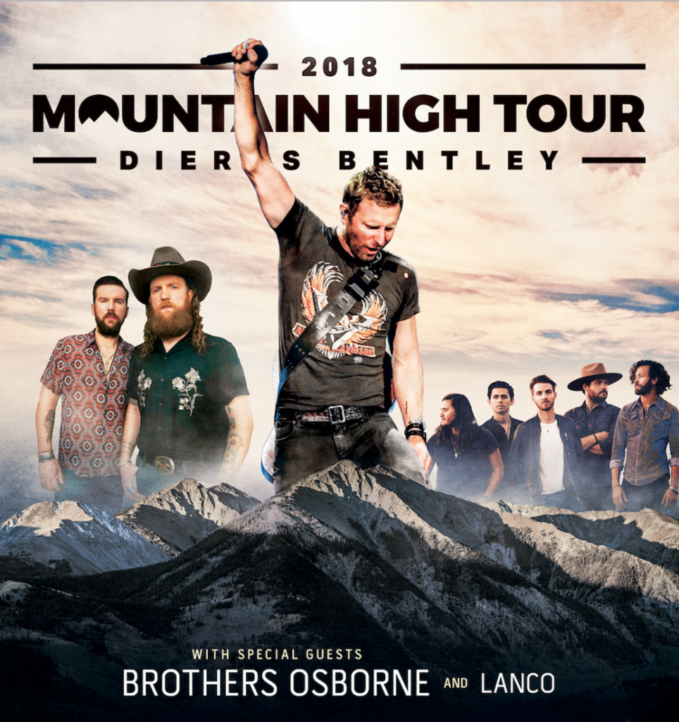 dierks bentley tour poster