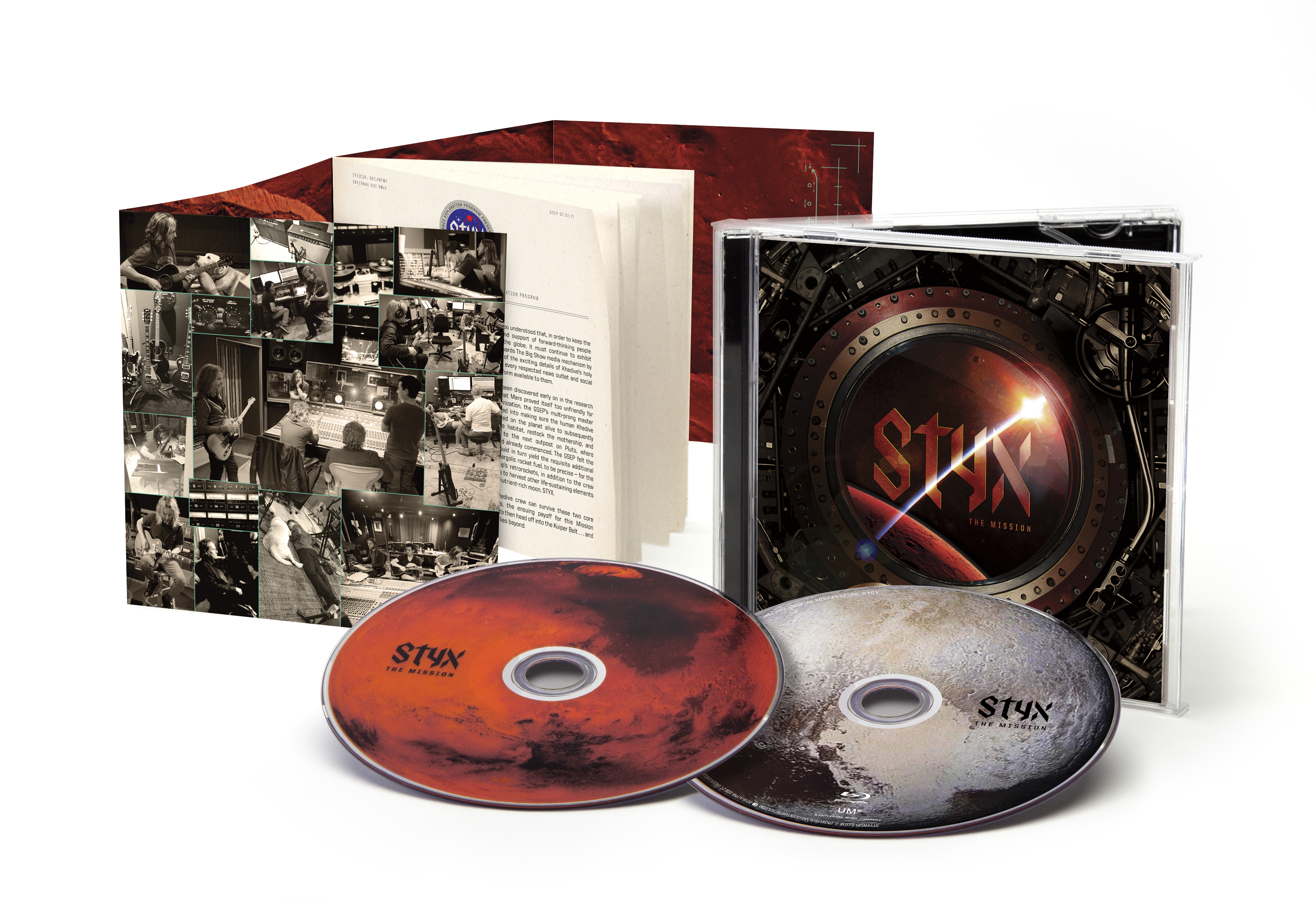 Компакт диск группы. Styx - "Cyclorama" (2003). CD альбом. Релиз музыкального альбома. Styx "the Mission".