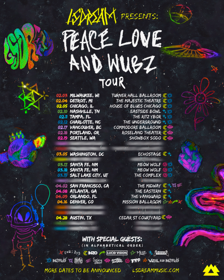 LSDREAM Releases Empowering Third Album & Announces Headline Tour • Red Light Management