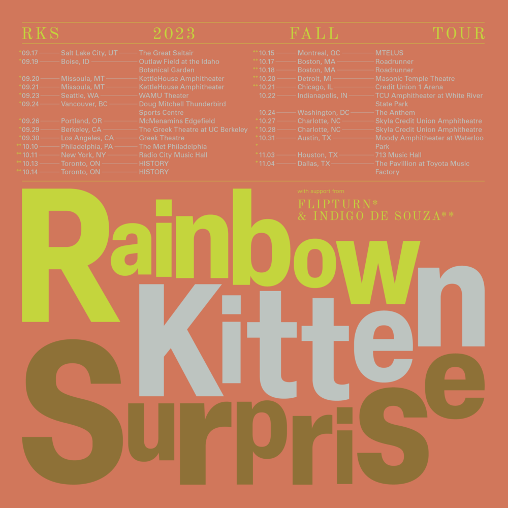 RAINBOW KITTEN SURPRISE RELEASE NEW SINGLE “DROP STOP ROLL” • Red Light